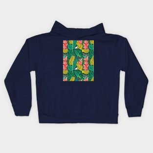 Nature's Vibrant Pattern Kids Hoodie